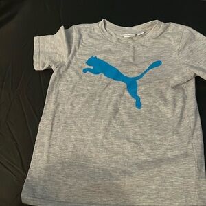 Boys puma set size 6 grey and blue